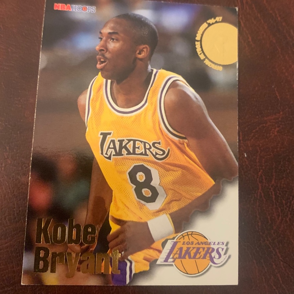 96 Hoops Kobe Bryant rookie card